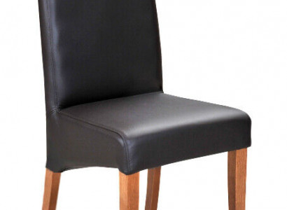 Armchair Design Chair Wood Leather Upholstery Dining Room Leather Gastro Chair